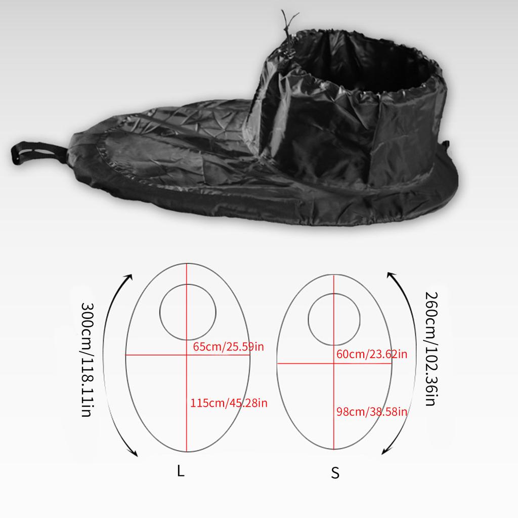 Convenient Splash Guard Kayak Spray Skirt Convenient Watercrafts Accessory Stay Dry for Boats Stay Dry in Any Weather