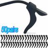 20/100pcs Silicone Anti-slip Ear Hook for Glasses Elastic Grip Temple Tip Stoppers Holder Eyeglasses Eyewear Retainer Holders