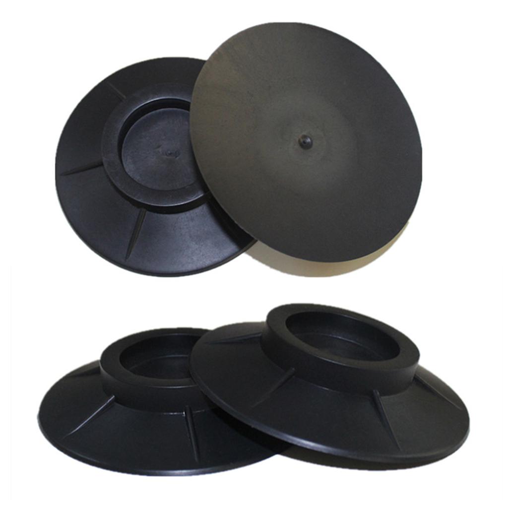 4x Tampon Anti-Vibration pour Machine à Laver Rehausseur Tampon Antidérapant Base de Pied de Mise à Niveau pour Meubles pour Maintenir l'Équipement Stable