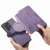 2 In 1 Magnetic Flip Leather Case for Samsung Galaxy S25 Edge S24 Ultra S23 S22 Plus S21 Fe S25Edge Magsafe Card Wallet Cover