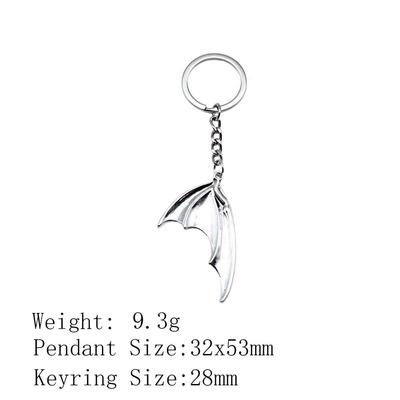 Thanksgiving Day Couple Keychain Dragon Snake Anime Key Ring Backpack Chains Women