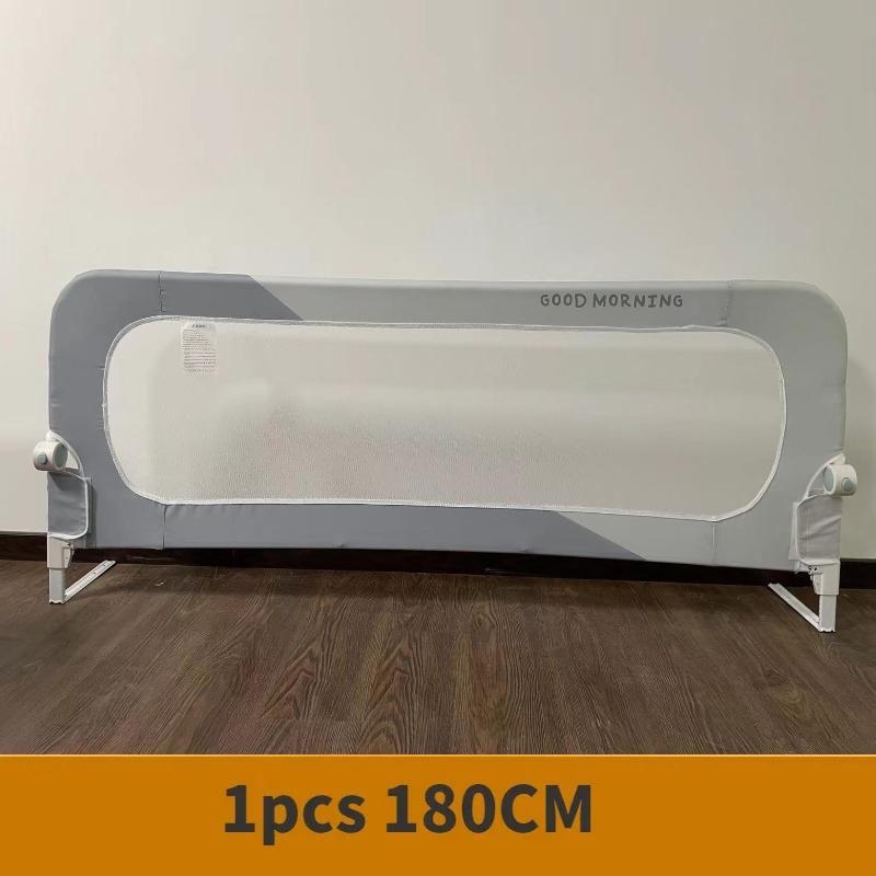 1pcFoldable Baby Bed Guardrail Bedroom Railings for Children Sleeping Protective Barrier Anti-Fall Bed Safety Rails Infant Fence