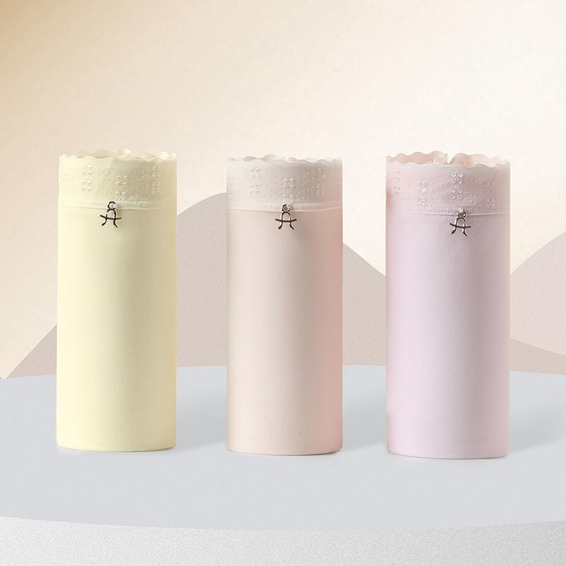 Fentenggan 7A Antibacterial Hip Wrap 3 Smooth Lace Women's 100 Cotton Crotch Underwear