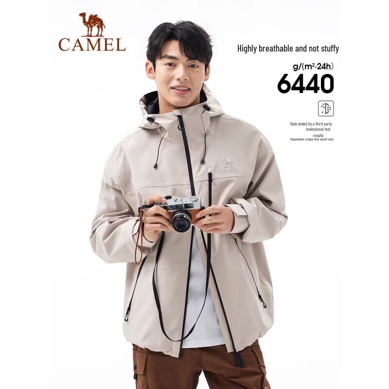CAMEL Unisex Single-Layer Windbreaker Jacket A35BA31078