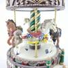 1PC 18-tone Sky City Rotating Music Box Carousel Christmas Gift Birthday Gift Creative Resin Crafts