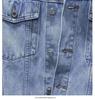Trendy Men's American Retro Denim Jacket: Versatile Spring/Autumn Style with Handsome Collar