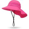Toddler Kids Girls Boys Sun Hat Summer UPF 50+ Protection Caps Wide Brim Neck Flap Beach Play Hats Age 1-7 Years