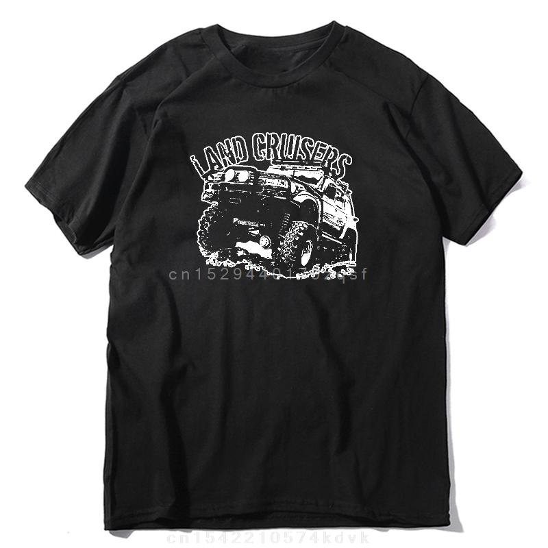 2024 Men  80 Series  Cotton Tee Round Neck Short Sleeve T Shirt New Arrival Tops Land Car Cruiser J80 Road T-Shirt