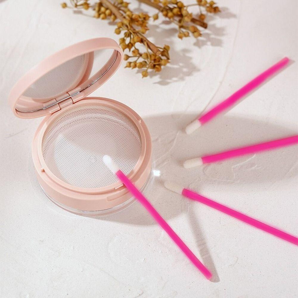 

100Pcs Portable Swab Lip Mascara Applicator Lipstick Wand Lip Brush Clean