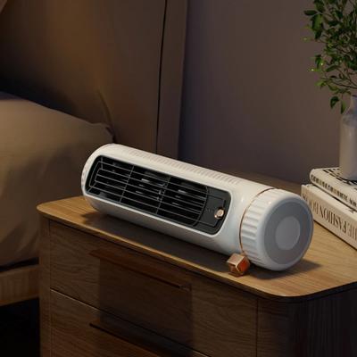 Bladeless Fan Mini Desktop Air Conditioner with Shaking Head Water Cooling Fans Type-C 1200mAh Recharge Air Conditioner