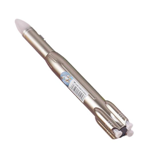 Ballpoint Pen with LED Light Writing Fluently Comfortable Grip Widely Used Rocket-Shaped Signature Gel Pen Stationery Gift for Students