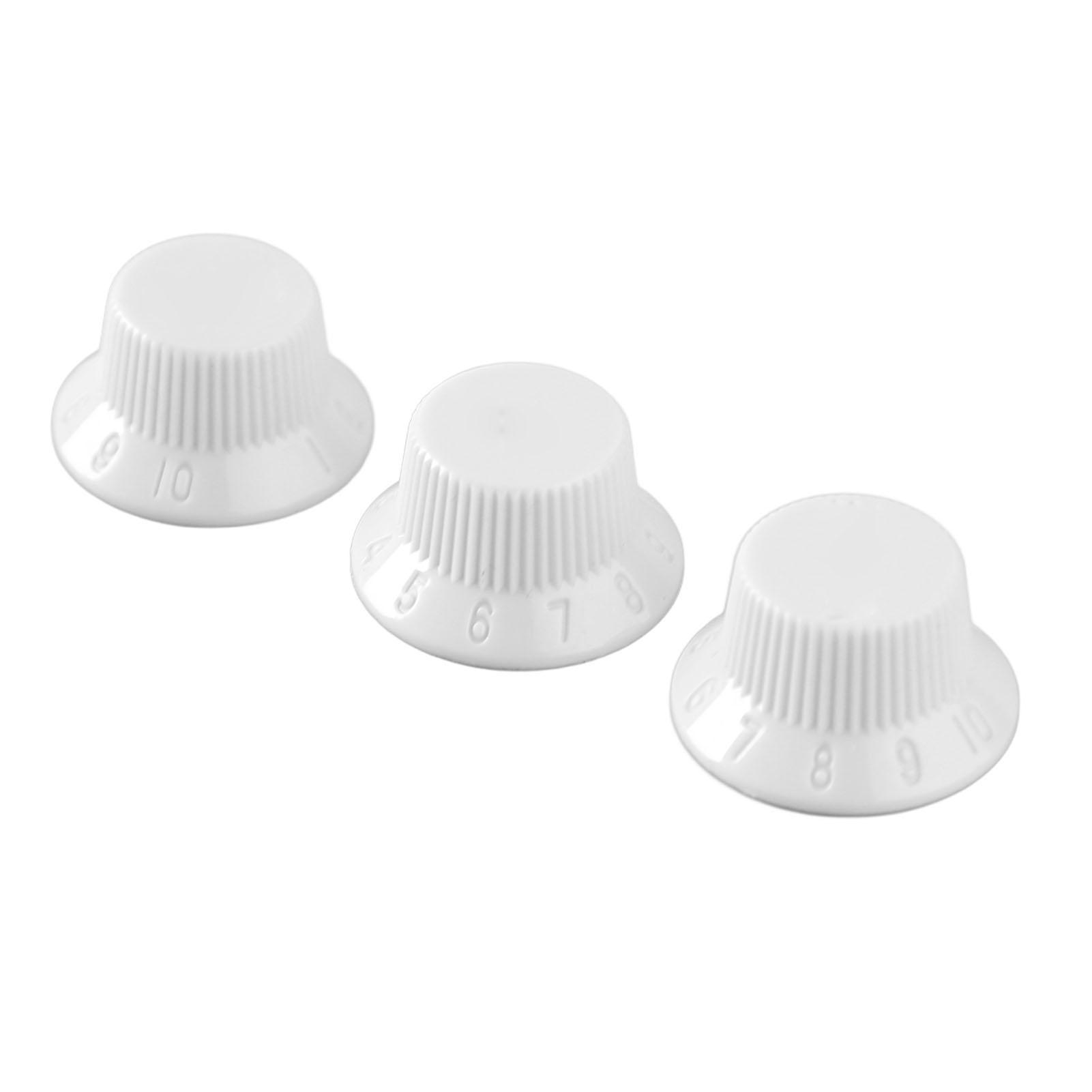 

3 шт. ручка управления гитарой 1 громкость 2 тона подходит для верхней части пластиковый набор аксессуаров для инструмента замена белый