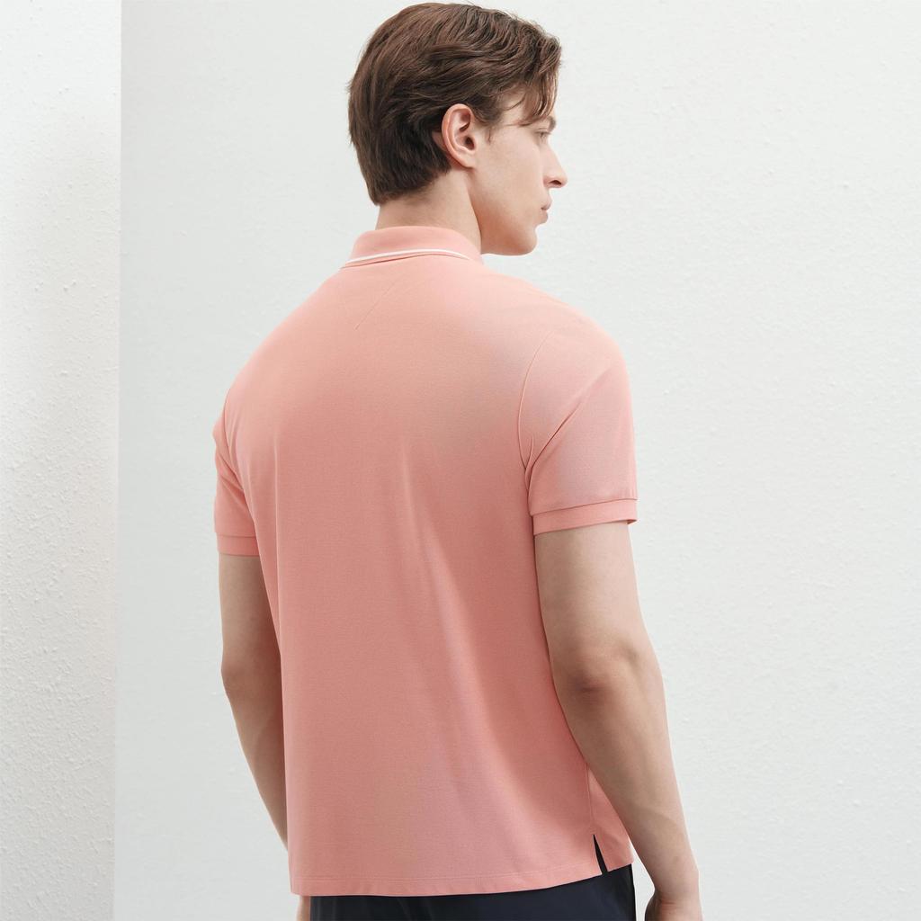 FILA MODERN HERITAGE Polo Shirt Men's Light Orange Pink (Unisex) Polo Shirts F11M421115FPK
