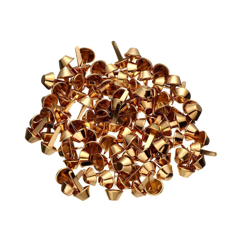 100Pcs/Set 12mm Punk Purse Handbag Pierced Jewelry Making Retro Rivets Metal Feet Studs Bag Accessories
