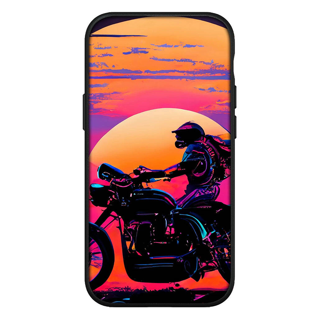 for Samsung Galaxy S25 S24 S23 S22 Ultra FE Plus A37 A57 A56 A55 A06 A16 A15 A36 A26 A35 A05 A25 A54 A34 Phone Case Motorbike 1N23456 Motorcycle Cover