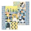 Midori Yurulog Cat 15353006 Notebook, Pattern, B6,