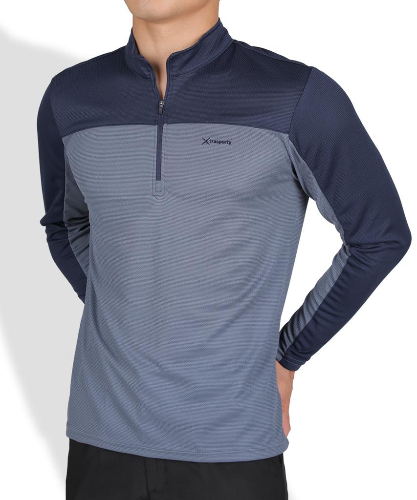 EXTRASPORTY On The Rock Men'S Long Sleeve Zip-Up T-Shirt 5 Colors (Type A)