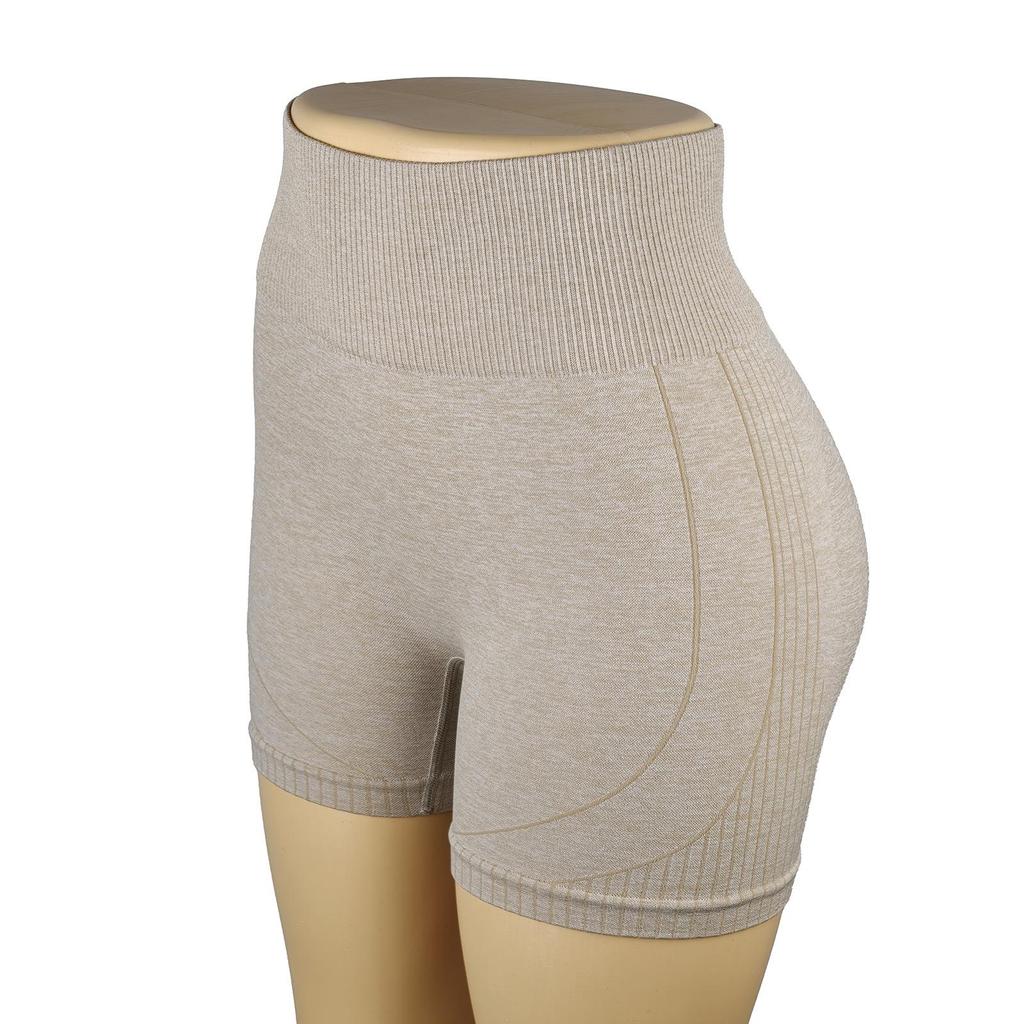 Cross-border High Waist Yoga Shorts - Tummy Control, Elastic, Seamless, Quick-dry, Peach Lift, Tight-fitting Fitness for Women