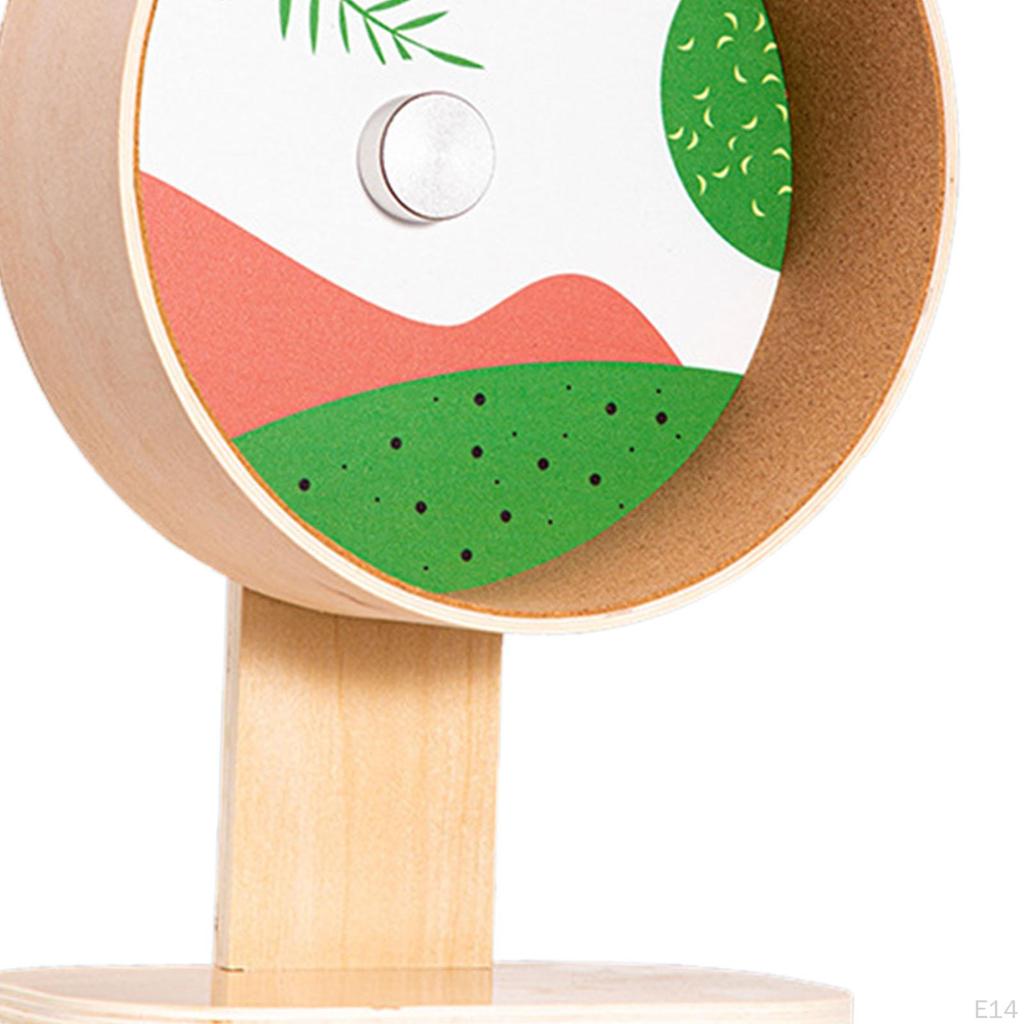 Žiurkėno pratimo rato bėgikas dvigubi guoliai, su reguliuojamu stovu, mažas gyvūnas