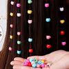Colorful Bean Hair Clips Korean Style Candy Colors Mixed 50 Pieces Sweet And Cute Children'S Hair Clips