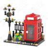 MOOI Stadt Öffentliche Einrichtungen Mobile Toiletten Telefonzellen Mülleimer Schaukelstühle Modellbausteine Montessori-Spielzeug MOC-Bausteine
