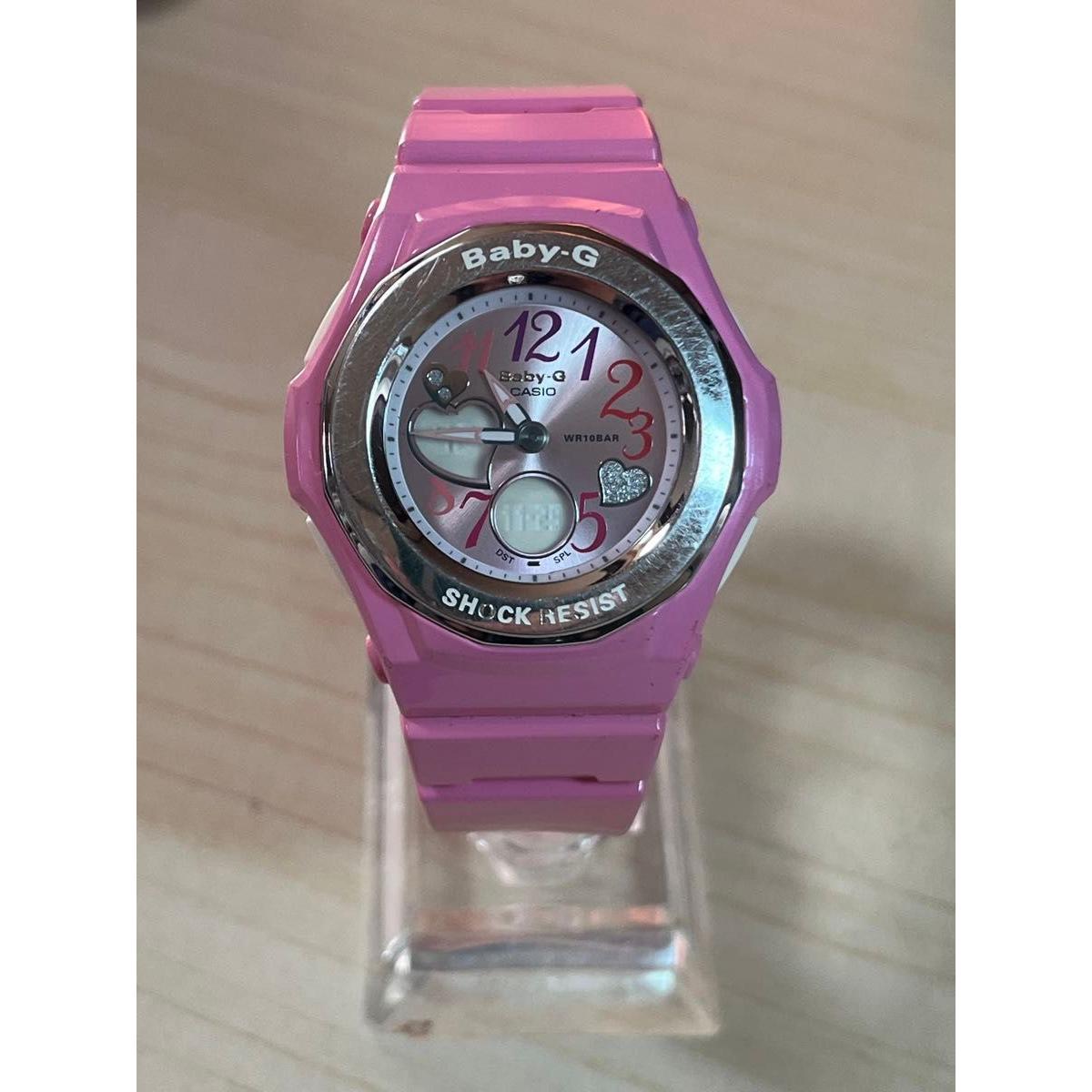 Baby-G CASIO SHOCK RESIST Pink Watch WR10BAR BGA-101