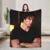 Damon Salvatore Flannel Blanket  Soft Durable Bedding Throws for Couch Bed Airplane Travel Novelty Bedspread Sofa Bed Cover