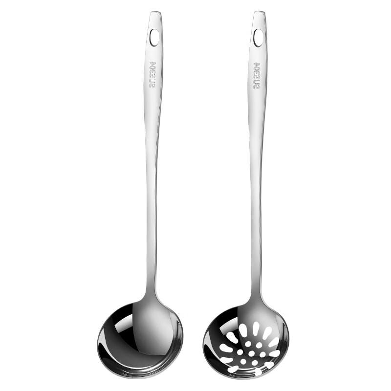 Utuo Stainless Steel Soup Ladle and Strainer Set