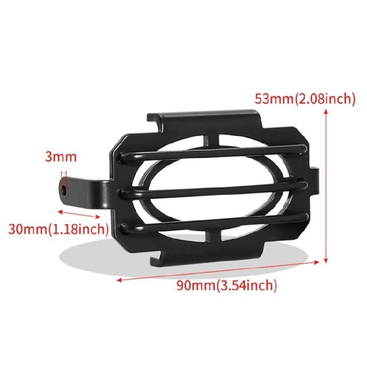 Easy Installation Motorcycle LED Fog Light Protectors Guard Foglight Lamp Cover for ZONTES 368G Impact Resistant Cover