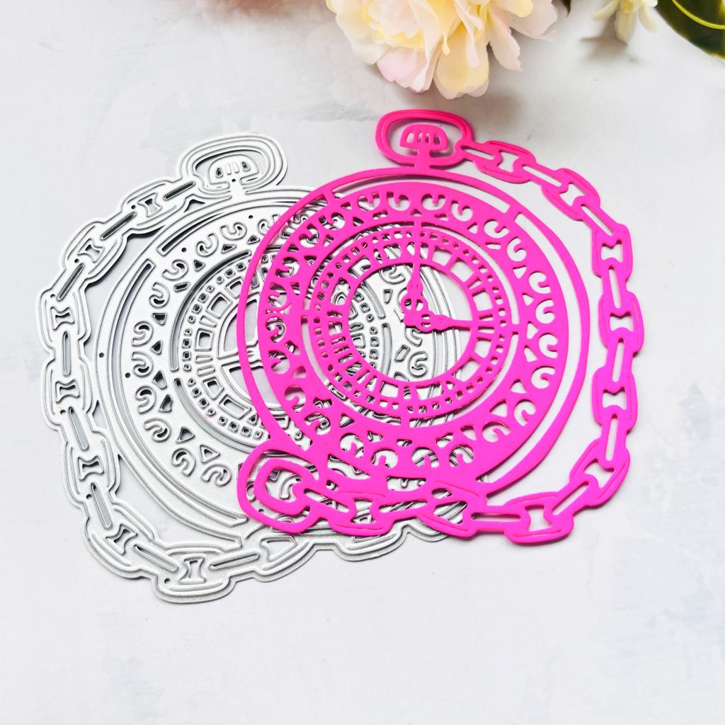 Metal Die Cuts Watch Clock Embossing Stencil Cutting Dies for Card Making Scrapbooking Paper Craft DIY Template Handmade