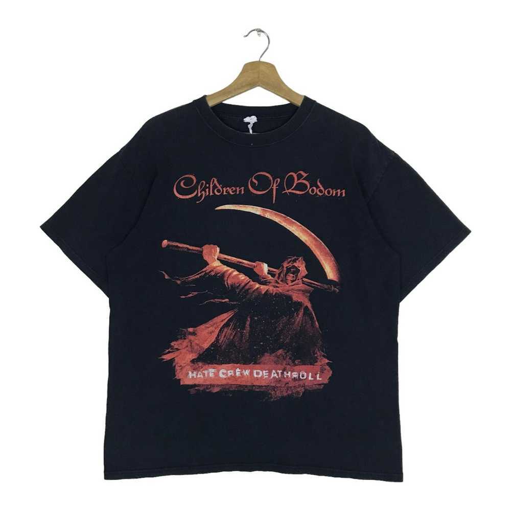 Children Of Bodom Band Tshirt Basic Style Black Unisex Tshirt Reprint KH8071 M