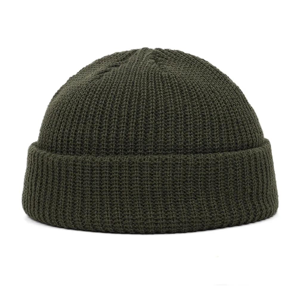 2025 Winter Warm Beanies Casual Short Thread Hip Hop Hat Adult Men Female Wool Knitted Skull Cap Elastic Unisex