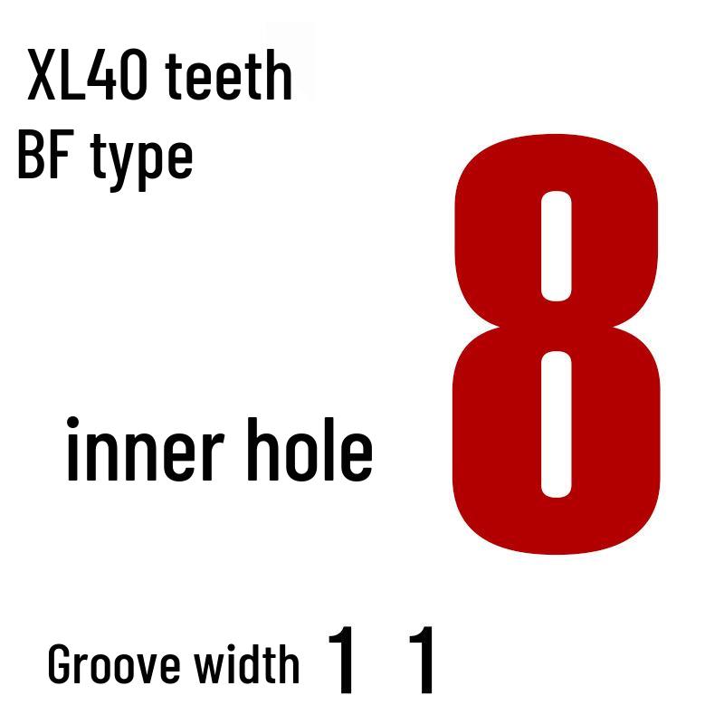 Aluminiumlegierung XL 40-Zahn Synchronriemenscheibe, Bohrungsgrößen: 6-20mm