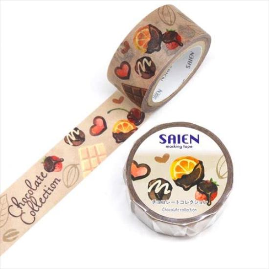 Kamiiso Sansho Chocolate Collection 20mm X 7m UR-4038