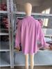 2025 Autumn Women's Long-Sleeve Washed Denim Jacket with Raw Edges