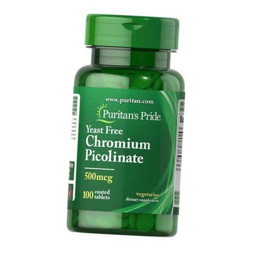 

Піколінат Хрому без дріжджів, Chromium Picolinate 500, Puritan s Pride 100таб (36367178) 100tab