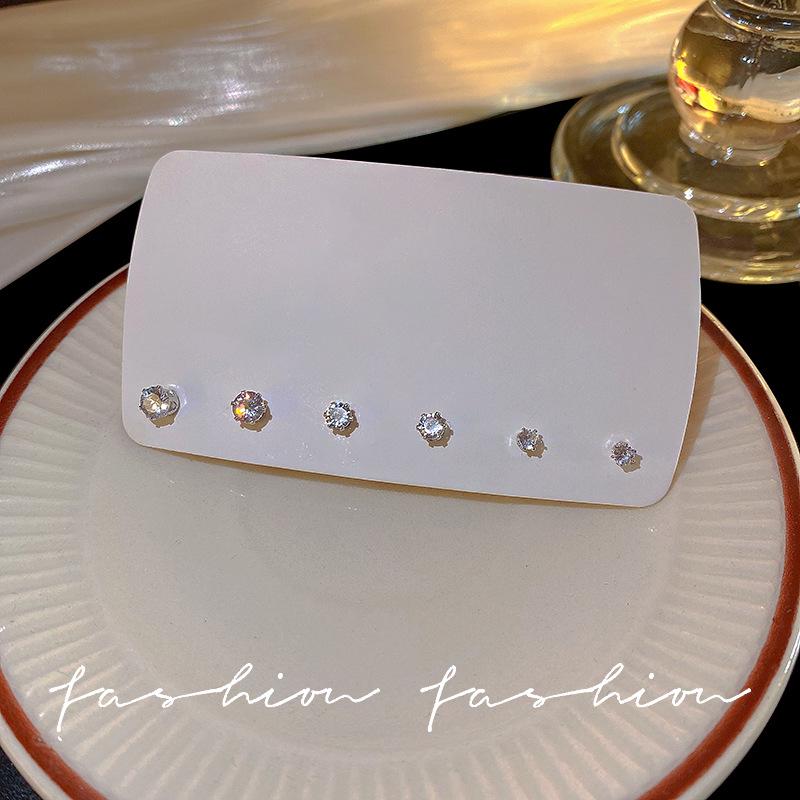 925 Silver Needle Luxury Stud Earrings Set: Exquisite, Versatile Fashion for Women