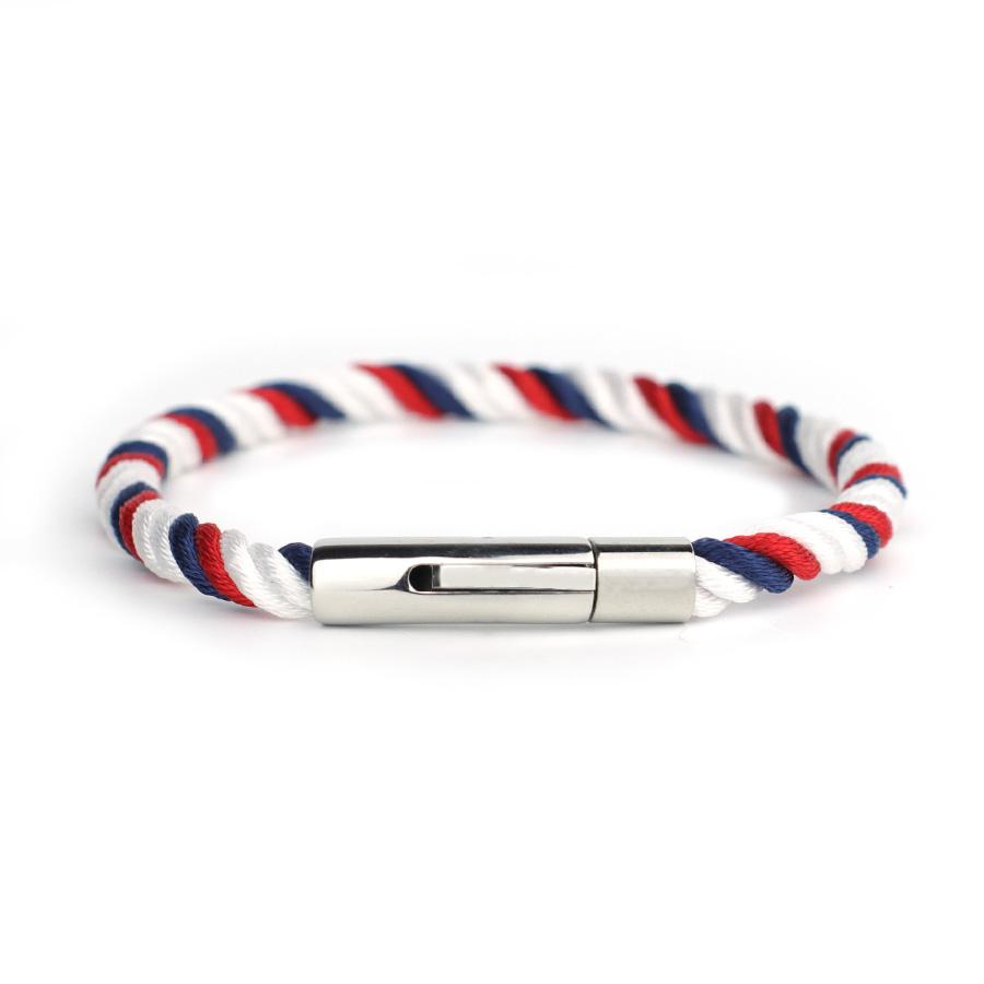 

Noter Mens Bracelet Stainless Steel Buckle Nautical Wrap Rope Braslet Bangle 5 Colors Cord Chain Braclet Perfect Gift For Him