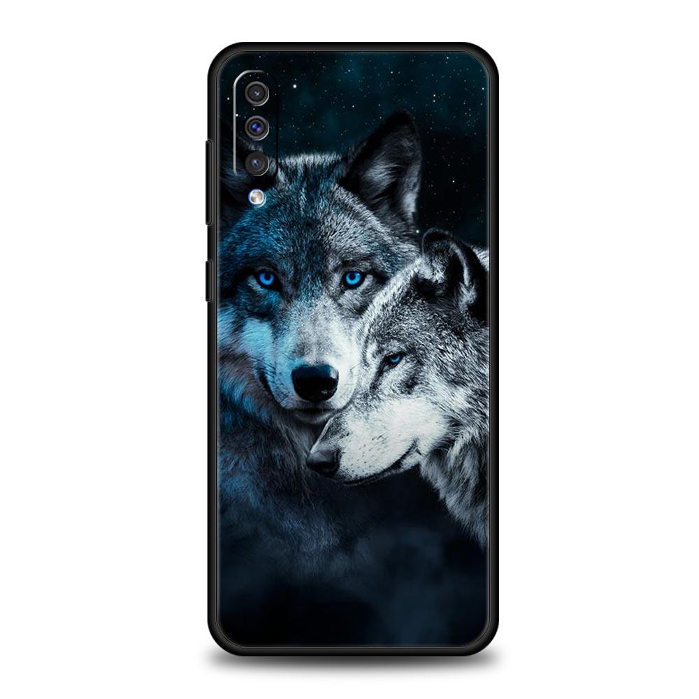 The Wolf Phone Case For Samsung A54 A52 A24 A14 A50 A72 A70 A10 A30 A40 A20S A20E A02S A12 A22 A34 A42 A32 5G A04s Cover