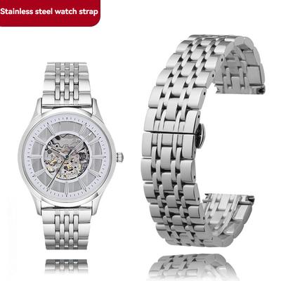 For Armani AR1945 AR1946 AR1863 AR1648 AR2447 Metal Strap Men's Simple Stainless Steel Watch Strap Bracelet 22mm Wristband