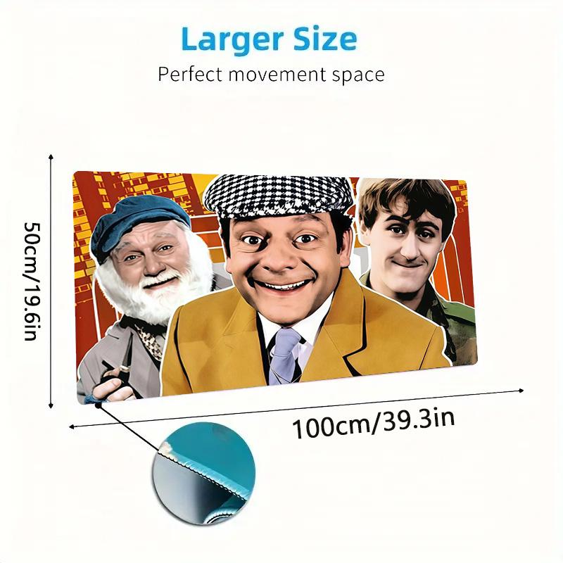 Only Fools and Horses Print  Cushion Non-slip Laptop Tablet Big Mousepad XXL Mat Mini PC Playmat With Lock Edge