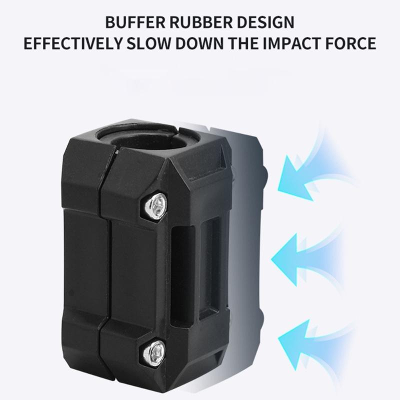 Rubber Motorcycle Crash Universal Fit Anti Vibration Frame Guard Falling Crush Protection Simple Setup
