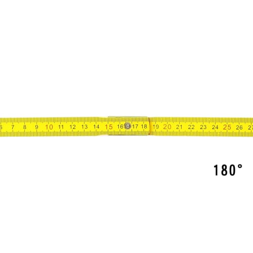 Niigata Seiki SK Wooden Folding Ruler, 1m, WFR-100C