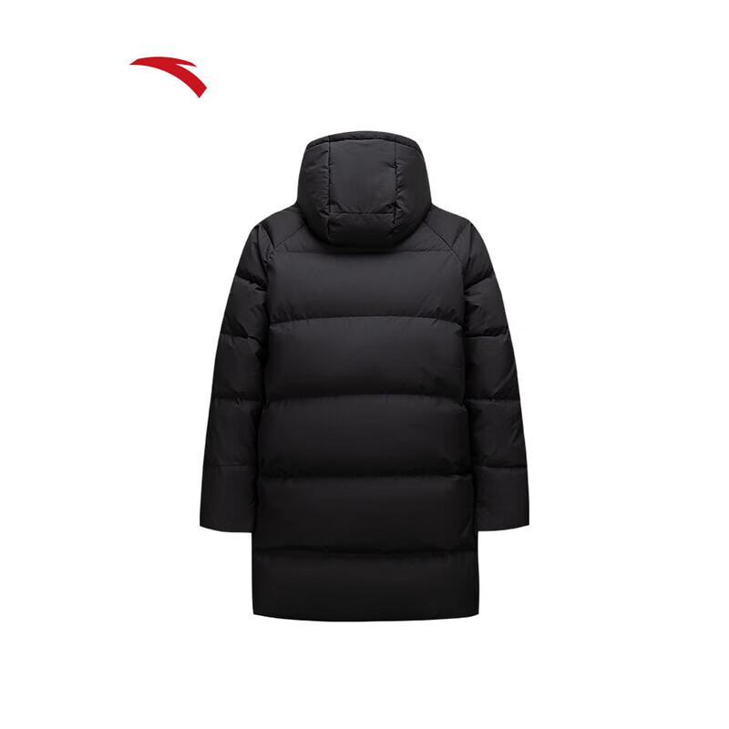 ANTA Women's Hooded Mid-Length Duck Down Puffer Jacket