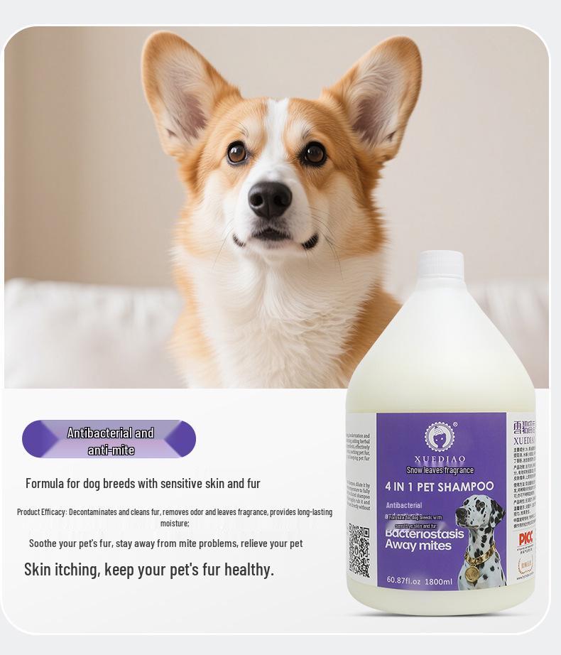 Ferret Long-Lasting Fragrance Pet Bath Gel 1.8L - Dog Shampoo for Cleaning, Deodorizing, and Hair Care