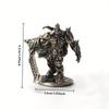 Vintage White Brass Tyrant Orc Soldiers Models Desktop Ornaments Decorations Game Miniature Figurine Accessories Men Gifts