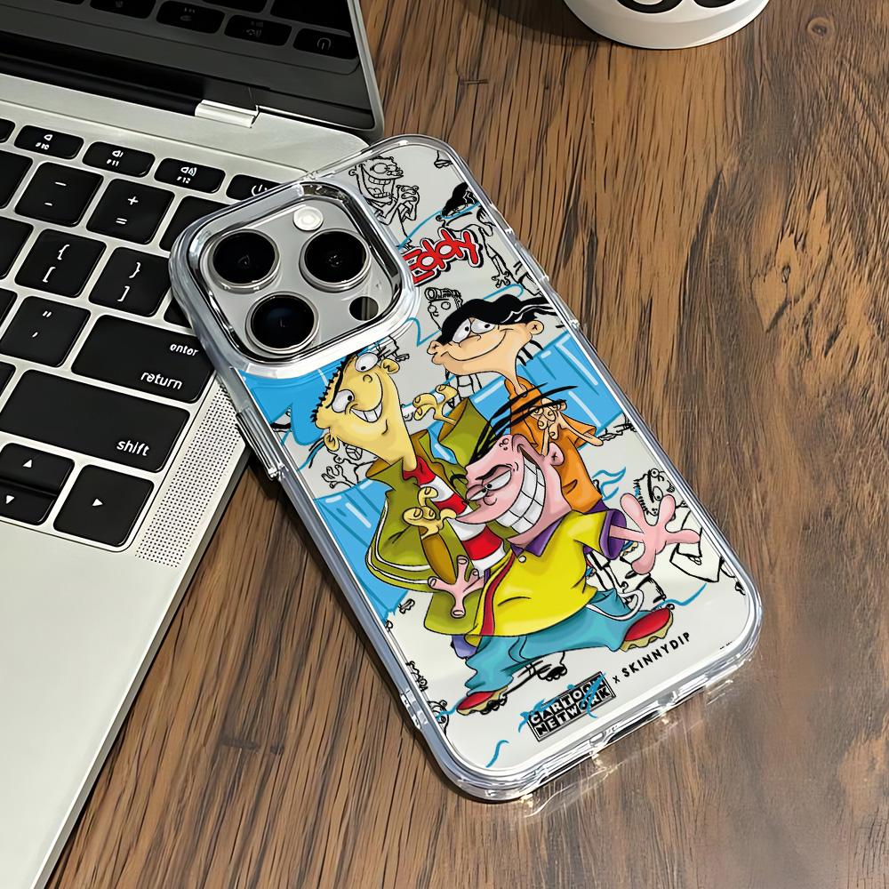 Cartoon E-Ed Edd N Eddy Hot Phone Case For IPhone 17 16e 16 15 14 13 12 11 Mini Pro Max X XR 8 7 Air Plus Transparent Soft Cover