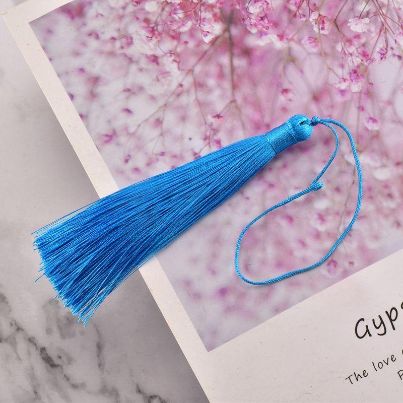 10CM Ice Silk Tassel Tassels Ancient Style Sachet Fan Pendant Bookmark Pendant Ear Diy Handmade Material Fringe Trim