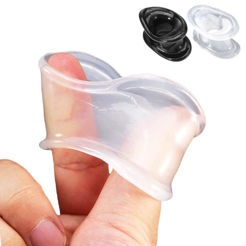 Men's Locking Scrotum Ring - Delay Erotic Toy for Couples