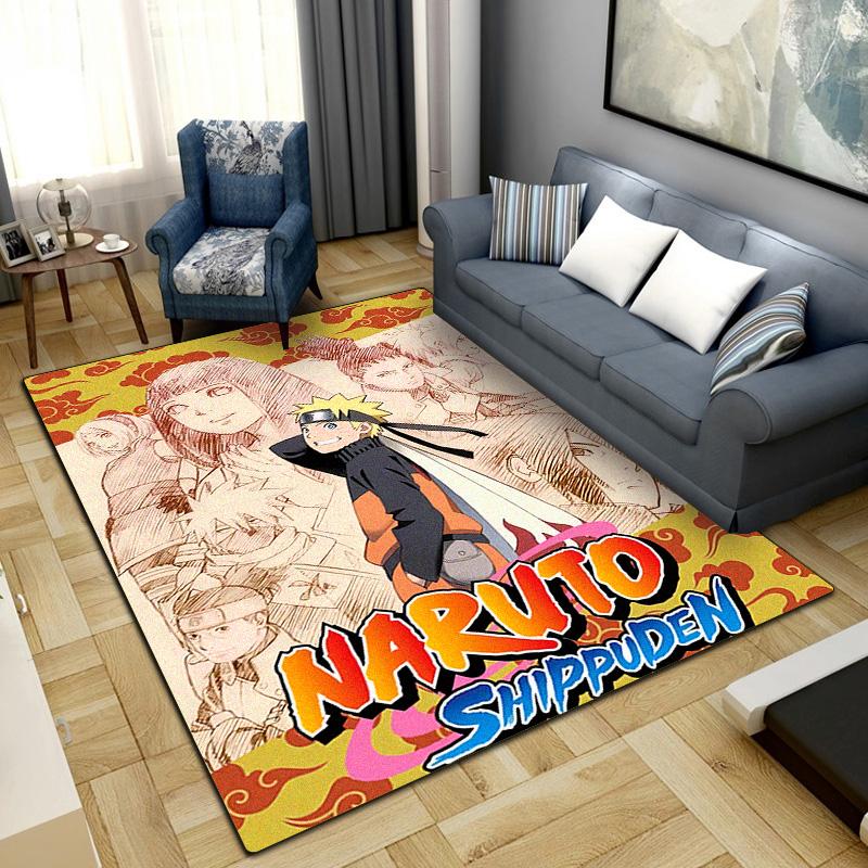 Anime-Naruto  Area Carpet for Living Room Bedroom Home Decor Cool Movie Mat Floor Mat -LXR46